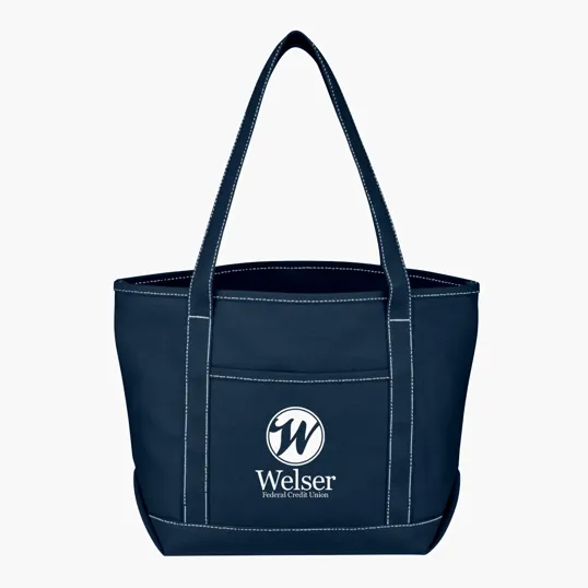 Medium Cotton Canvas Yacht Tote Bag — view 14
