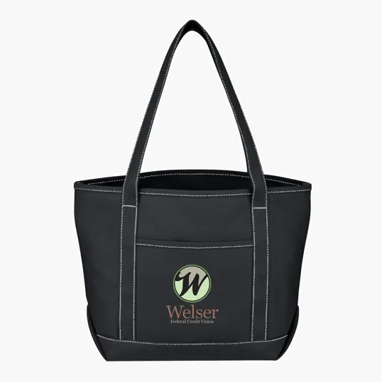 Medium Cotton Canvas Yacht Tote Bag