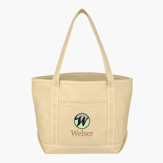 Medium Cotton Canvas Yacht Tote Bag — view 3