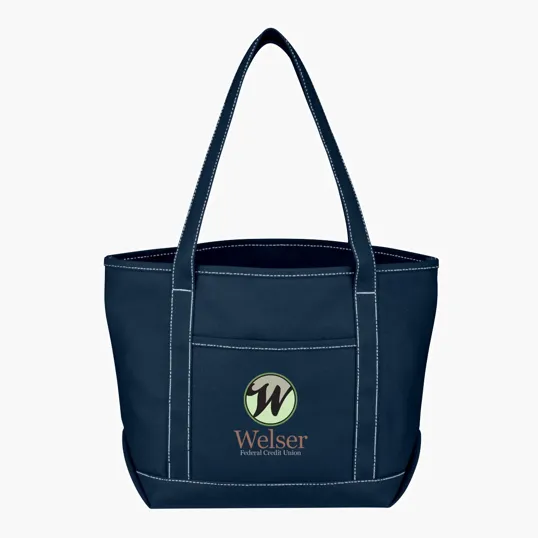 Medium Cotton Canvas Yacht Tote Bag — view 4