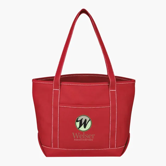 Medium Cotton Canvas Yacht Tote Bag — view 5