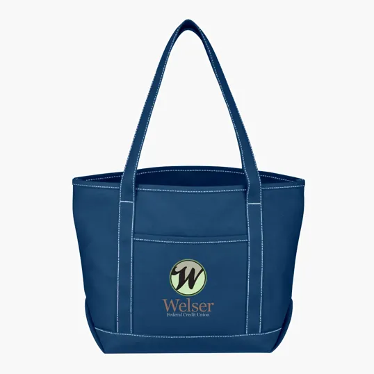 Medium Cotton Canvas Yacht Tote Bag — view 6