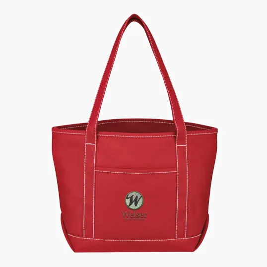 Medium Cotton Canvas Yacht Tote Bag — view 9