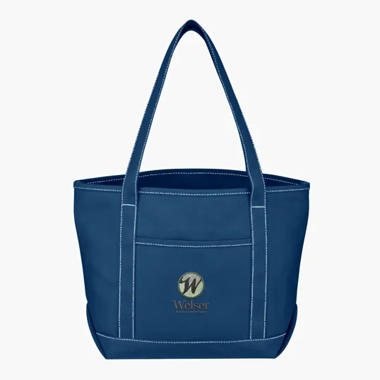 Medium Cotton Canvas Yacht Tote Bag — view 10