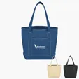 Recycled Cotton Canvas Yacht Tote Bag, 24 Oz. — view 3