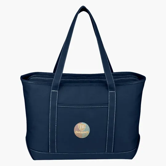 Large Cotton Canvas Yacht Tote Bag — view 7