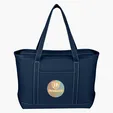 Large Cotton Canvas Yacht Tote Bag — view 6