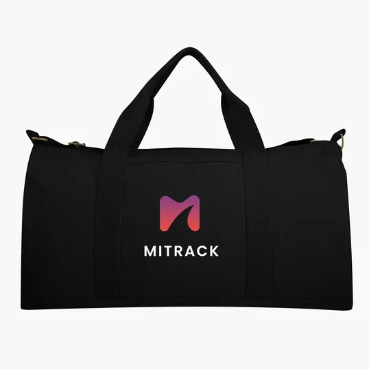 Aware™ Recycled Cotton Flat Bottom Duffel Bag — view 2