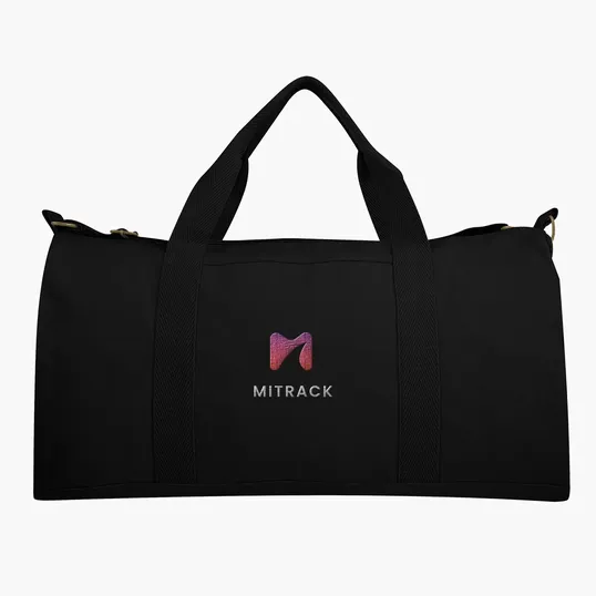 Aware™ Recycled Cotton Flat Bottom Duffel Bag — view 3