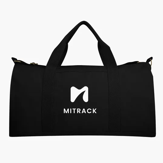 Aware™ Recycled Cotton Flat Bottom Duffel Bag — view 6