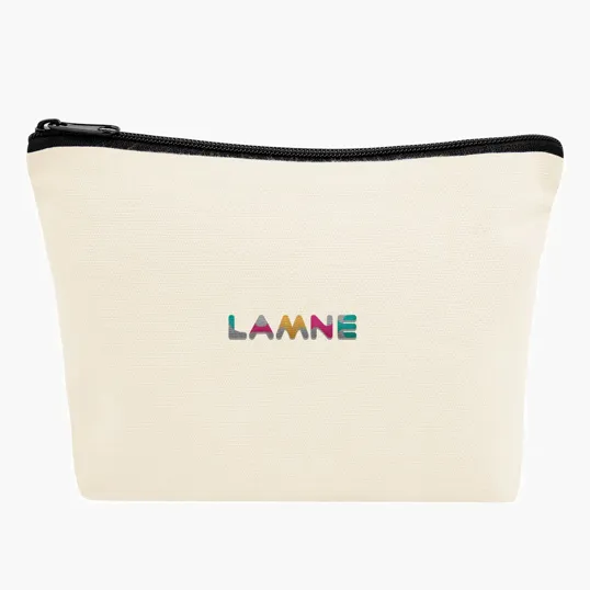 Aware™ Recycled Cotton Zip Pouch, 10 Oz. — view 4