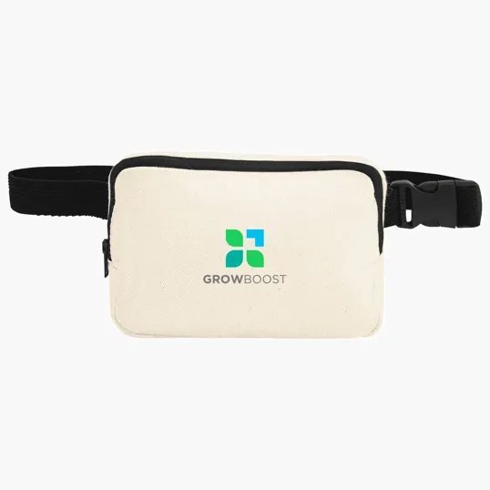 Aware™ Recycled Cotton Canvas Belt Bag, 10 Oz. — view 2
