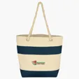 Cruising Cotton Canvas Tote Bag with Rope Handles — view 2
