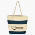 Cruising Cotton Canvas Tote Bag with Rope Handles — view 4