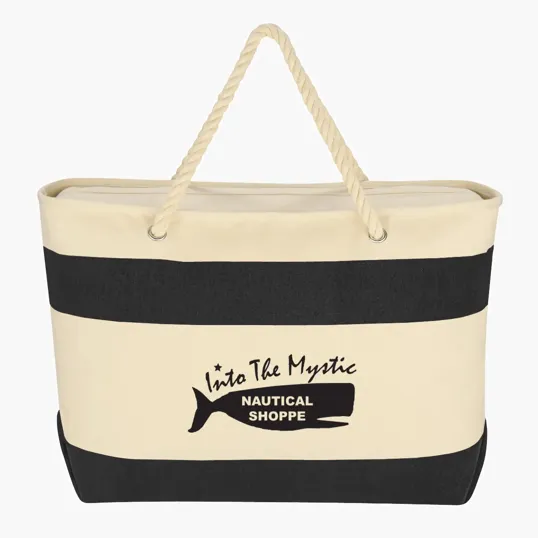 Large Cruising Tote Bag With Rope Handles — view 4