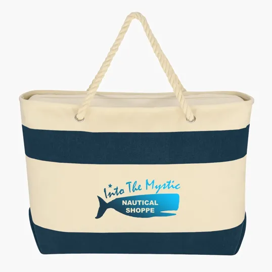 Large Cruising Tote Bag With Rope Handles — view 2