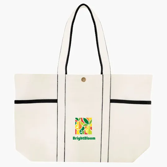 Aware™ Recycled Cotton Canvas Tote Bag — view 2