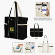 Aware™ Recycled Cotton Canvas Tote Bag — view 3