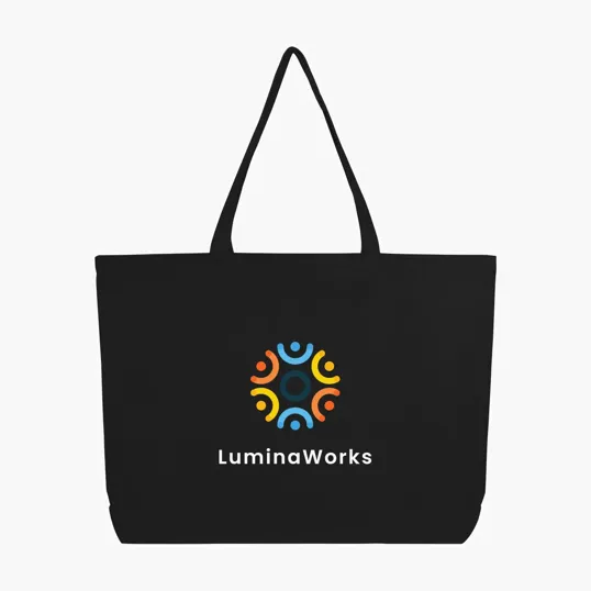 Aware™ Recycled Cotton Shopper Tote Bag — view 2