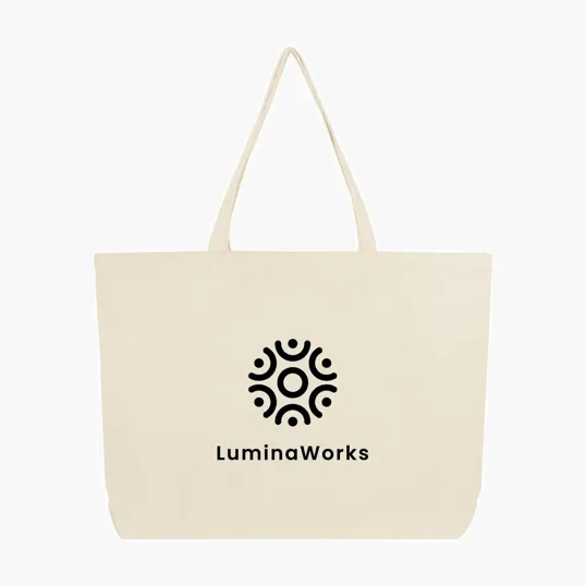 Aware™ Recycled Cotton Shopper Tote Bag — view 9