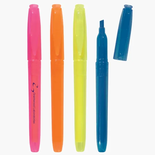 Pocket Highlighter with Chisel Tip