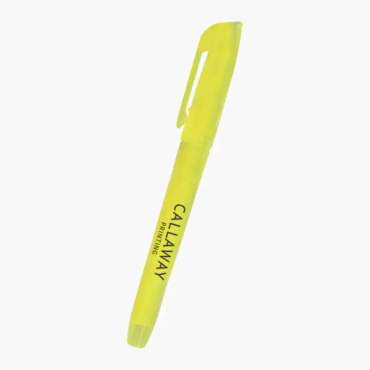 Pocket Highlighter with Chisel Tip — view 5