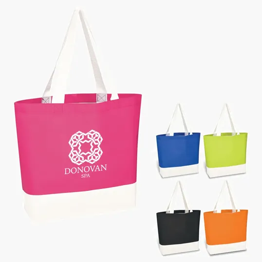 Charisma Laminated Recycled Non-Woven Tote Bag — view 7