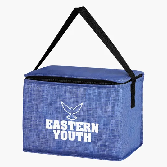 Crosshatch Non-Woven Lunch Bag — view 3