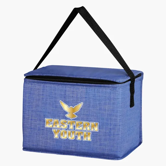 Crosshatch Non-Woven Lunch Bag