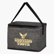 Crosshatch Non-Woven Lunch Bag — view 2