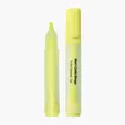 Frosted Barrel Highlighter with Chisel Tip