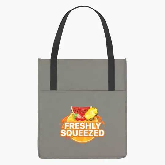 Non-Woven Shopper's Pocket Recycled Tote Bag