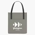 Non-Woven Shopper's Pocket Recycled Tote Bag — view 4