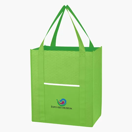 WAVE DESIGN Non-Woven Wave Shopper Tote Bag — view 2