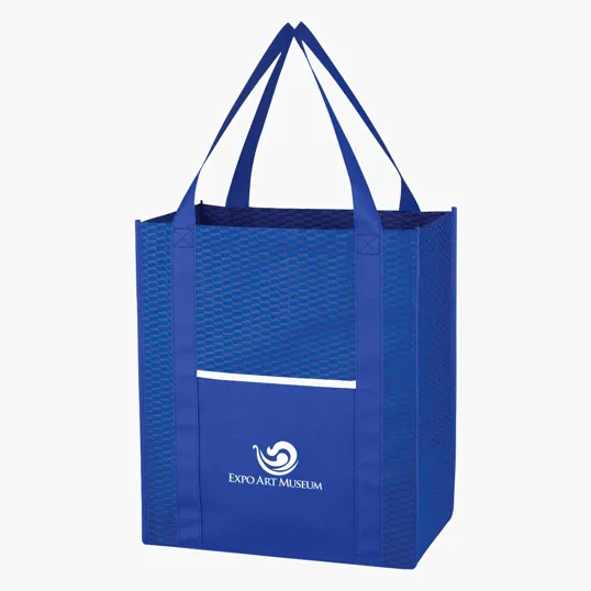 WAVE DESIGN Non-Woven Wave Shopper Tote Bag — view 8