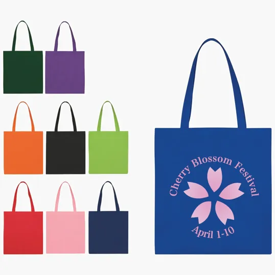 Non-Woven Economy Tote Bag with 22" Handles — view 9