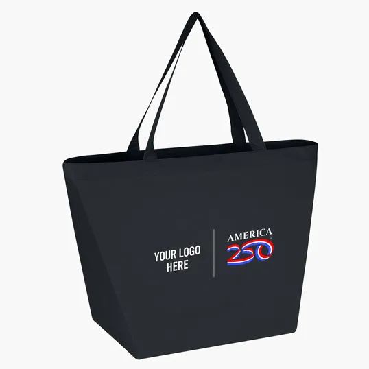 Non-Woven Budget Shopper Tote Bag — view 30