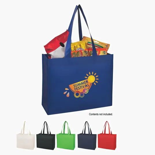 Matte Laminated Non-Woven Shopper Tote Bag — view 6