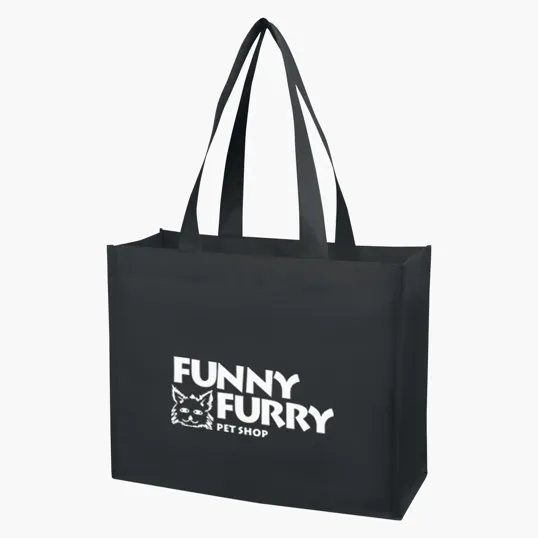 Matte Laminated Non-Woven Shopper Tote Bag — view 7