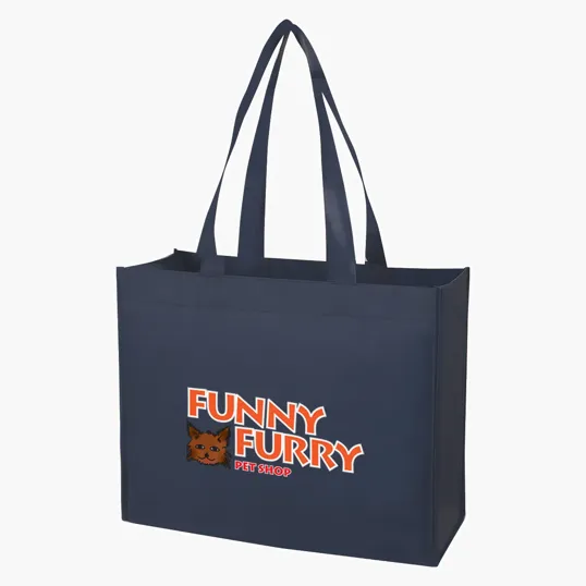 Matte Laminated Non-Woven Shopper Tote Bag — view 2