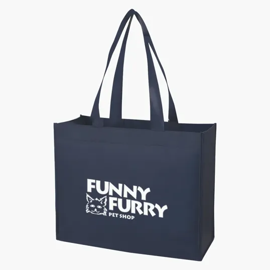 Matte Laminated Non-Woven Shopper Tote Bag — view 8
