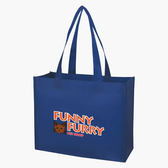 Matte Laminated Non-Woven Shopper Tote Bag — view 4