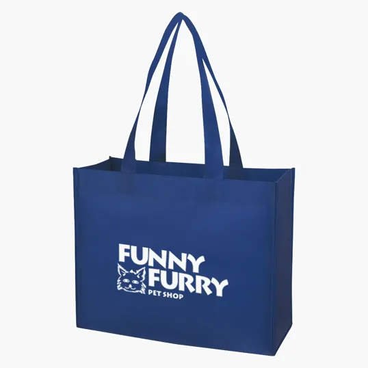 Matte Laminated Non-Woven Shopper Tote Bag — view 10