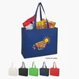 Matte Laminated Non-Woven Shopper Tote Bag — view 6