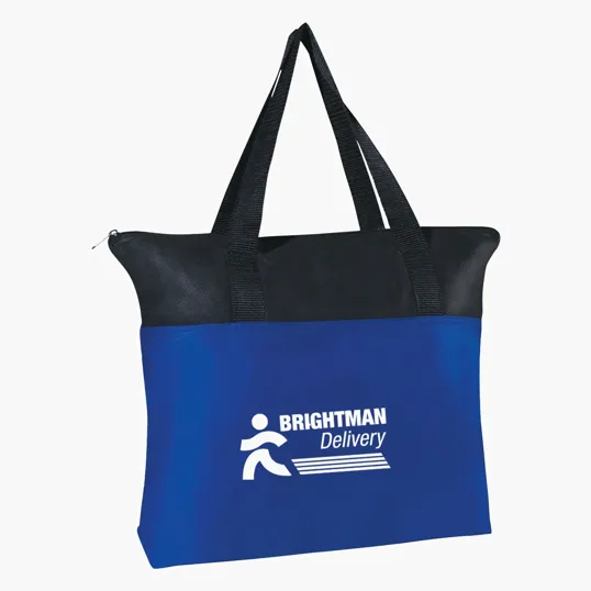 Non-Woven Zippered Recycled Tote Bag — view 7