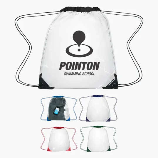 Clear EVA Drawstring Backpack