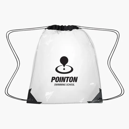 Clear EVA Drawstring Backpack — view 2