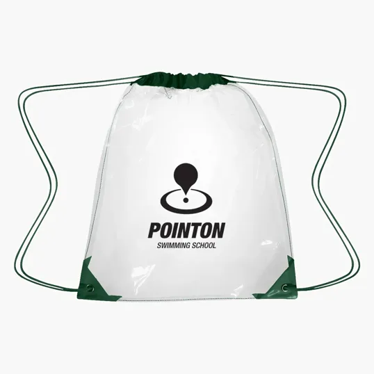 Clear EVA Drawstring Backpack — view 3