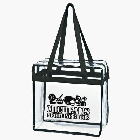 Clear EVA Tote Bag with Zipper — view 2