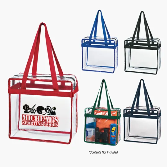 Clear EVA Tote Bag with Zipper